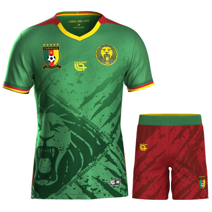 Maillot Kit Enfant Cameroun Domicile