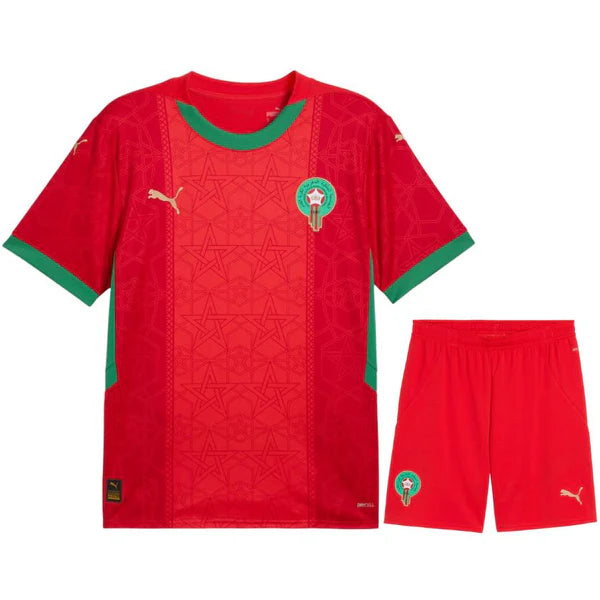 Maillot Kit Enfant Maroc Domicile